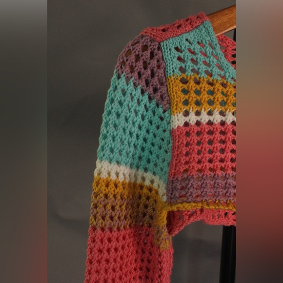 Urban Outfitters Open Knit Shrug Sweater - Picture 6 of 7